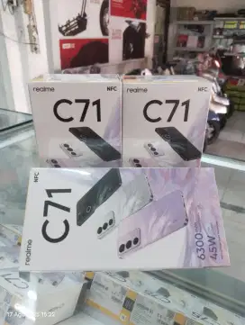 Promo WOW Realme C71 NFC (6+12/128) Promo hp baru, segel dan murah