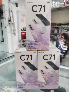 Promo WOW Realme C71 NFC (6+12/128) Promo hp baru, segel dan murah
