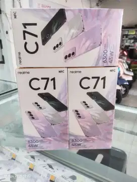 Promo WOW Realme C71 NFC (6+12/128) Promo hp baru, segel dan murah