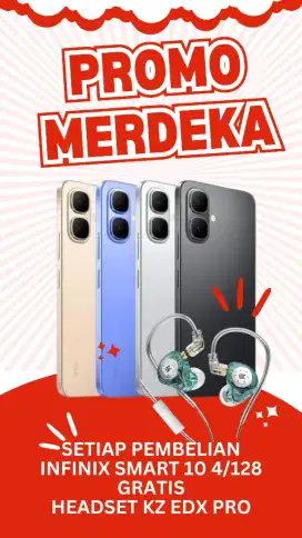 Promo infinix smart 10 4/128