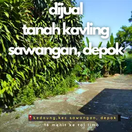 Jual Tanah Kavling Kedaung sawangan Depok, 16 Menit Ke Tol Pamulang