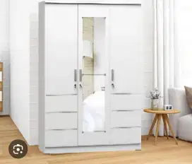 Jual lemari pakaian minimalis modern