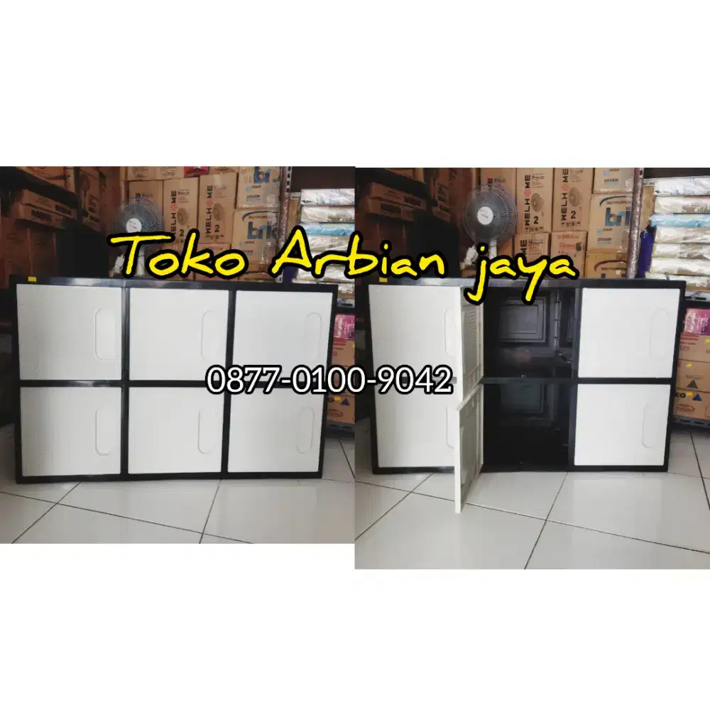 Promo Murah Lemari Locker Box Cabinet Meja Tv Serbaguna Triple 2 Susun