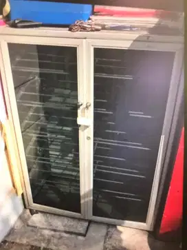 DIJUAL LEMARI SEPATU ALUMINIUM