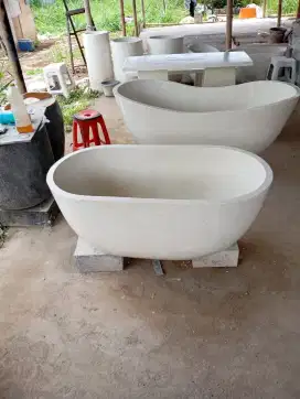 Bathtub terrazzo elips