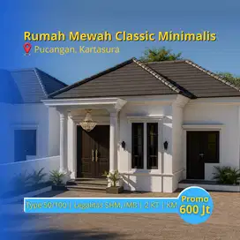 Kartasura, Rumah Classic 2 Kamar Lokasi dekat UIN RMS Surakarta