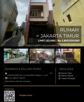 Dijual Rumah Duren Sawit