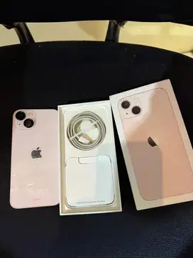 Iphone 13 128gb ibox warna pink limited garansi on oktober 2025