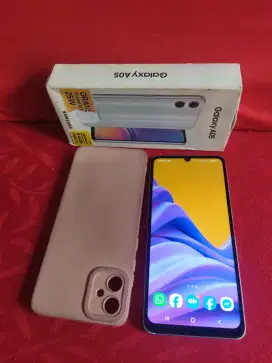 Samsung A05 ram 4gb+4/128gb lengkap segelan bonusan