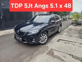 TDP 5Jt Angs Termurah Mazda Cx 5 GT 2014 Dark Blue Metic LowKm LikeNew