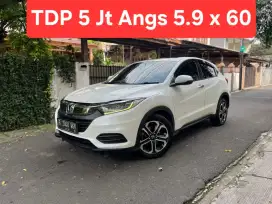TDP 5 Jt Angs Termurah Honda HRV SE 2019 Matic Putih Low Km Like New