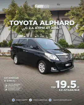 Alphard G 2.4 ATPM AT Thn 2014