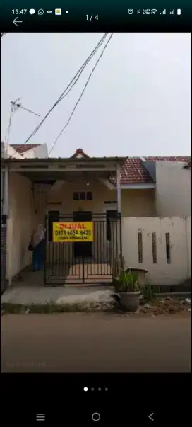 Dijual Rumah Nyaman, Aman, Tidak banjir