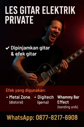 Les Gitar Elektrik Private