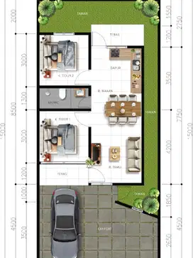 Rumah  Kulon Progo di Jl.   Jogja-Wates Dekat RS. Pantirapih Baru Wate