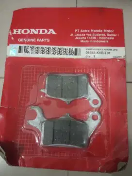 Kampas rem cakram depan Honda original