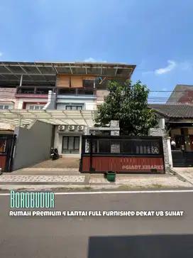 Rumah Premium 4 lantai dekat SMA Hua Ind di Borobudur Lowokwaru