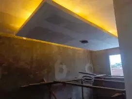 Plafond gypsum Restorasi atau Pemasangan Baru