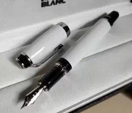 Montblanc Bohemia White Fountain Pen Pulpen Mewah not ballpoint