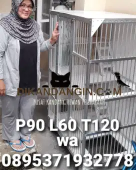 KANDANG KUCING ALUMUNIUM SIAP KIRIM