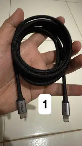 Charger (Kabel + Adaptor) iphone Series 14 ⬇️ type C to Lightning