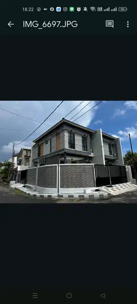 Rumah Baru 2 Lantai Hook siap Huni di Baruk Utara, Rungkut, SBY Timur