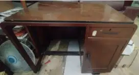 Meja belajar dan kerja jati full