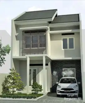 Rumah dua lantai di pitara