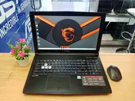 LAPTOP GAMING MSI GE62 -6QC CORE i7 RAM 16GB SSD 256GB +HDD 1000GB
