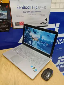LAPTOP GAME DAN EDITING ASUS N550JK CORE i7 RAM 16GB SSD 256GB NVIDIA