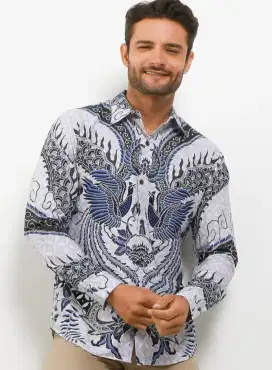 Jual batik lengan panjang merek Rianty.