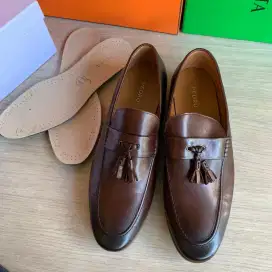 Pedro tassel loafers slip on pria kasual work sepatu 42