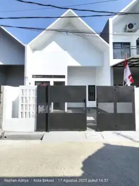 Rumah murah minimalis model eropa Scandinavian dekat Sumarecon Bekasi