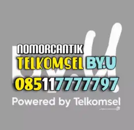 (bisa COD) Nomor Cantik Kartu TELKOMSEL by.U HOKI PANCA 77777 97