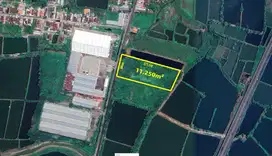 Tanah Komersial Strategis SHM di Raya Iker Iker Geger, Cerme, Gresik
