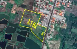 Tanah Komersial Strategis SHM di Raya Cerme Kidul, Cerme, Gresik.