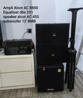 Speaker Set buat Karaoke