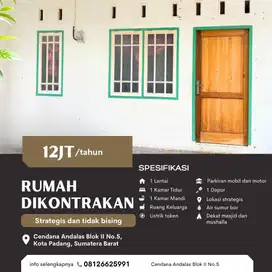 DIKONTRAKKAN RUMAH PETAK LOKASI STRATEGIS