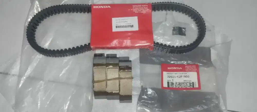 V-Belt+roller dan kampas ganda beat deluxe honda