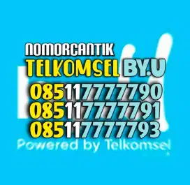 (bisa COD) Nomor CANTIK kartu perdana TELKOMSEL by.U PANCA 77777 90