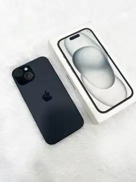 Iphone 15 128gb black, resmi iBox (like new)