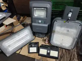 Lampu PJU. Lampu sorot dan teras