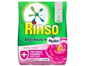 Rinso Molto Deterjen Bubuk Anti Noda Rose Fresh 770 g 