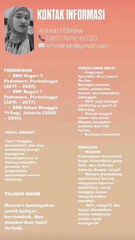 Mencari lowongan Personal Asistent