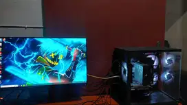 PC RYZEN 5 5600X RAM 16GB VGA RTX 3050 6GB MONITOR LENOVO R24E 180HZ