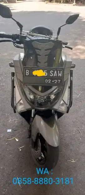 Yamaha NMAX 2017 Plat Kaleng Hidup Panjang B JAKARTA