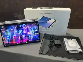 Dijual Asus Zenbook Flip UX462 2 in 1 Amd Ryzen 7 ( ram 8 / nvme 512 )