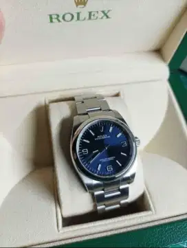 Jam pribadi rolex oyster perpetual 36 2019 blue explorer dial