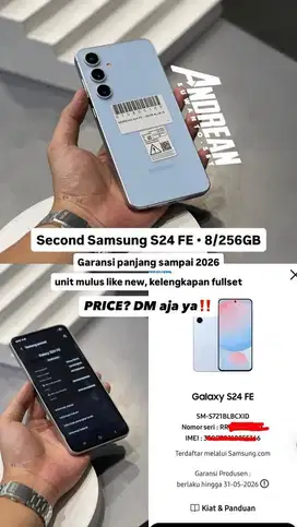 Second Samsung Galaxy S24 FE 8/256 GB