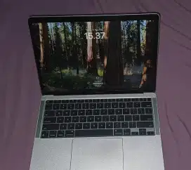 JUAL MACBOOK AIR M1 8/256 GB SPACE GREY + MAGIC MOUSE GEN 2 WHITE